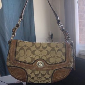 Monogram coach purse